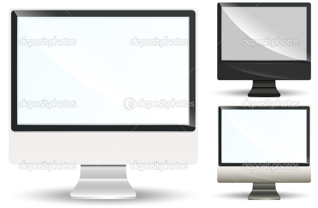 Monitor and Screen Vectors