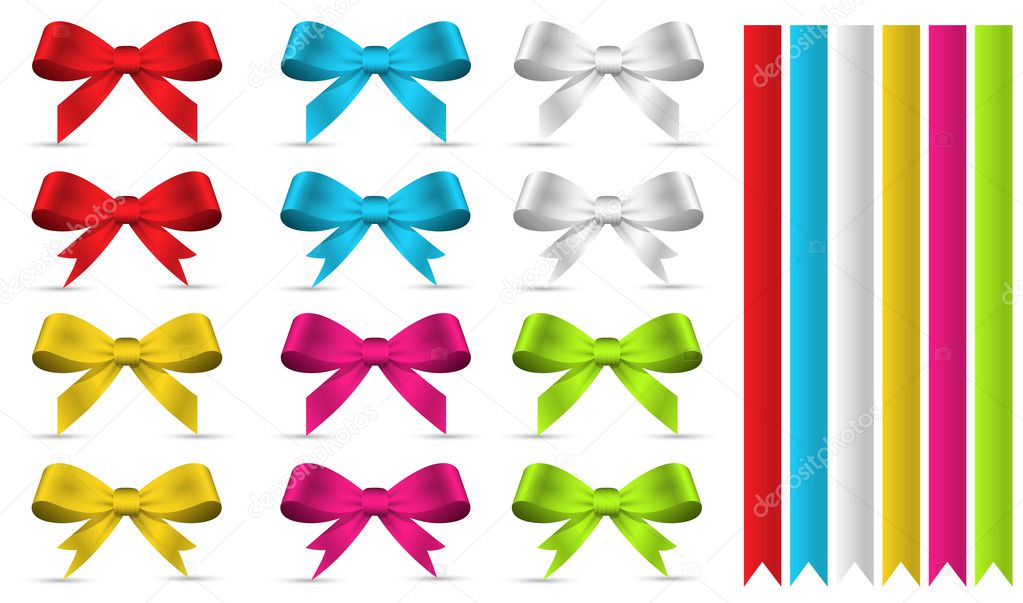 Decorative Banners and Bows Vectors