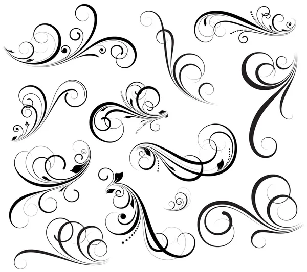 Swirls Vectors — Stock Vector