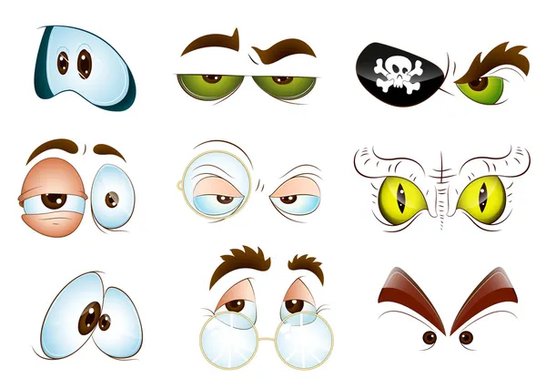 Vector Eyes — Stock Vector