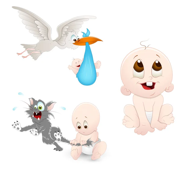 Babies Vectors — Stock Vector