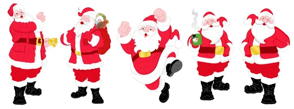 Классические Санта-Клаусы — стоковый вектор