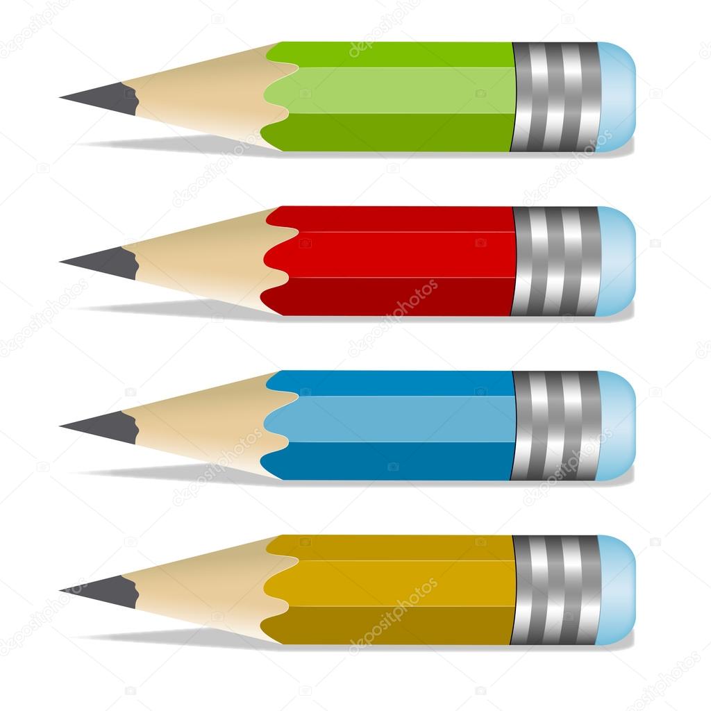 Pencils Vectors