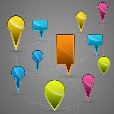 seyir vektör ikonlar