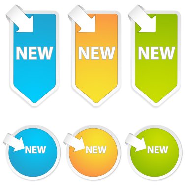 başlık etiketi vektör