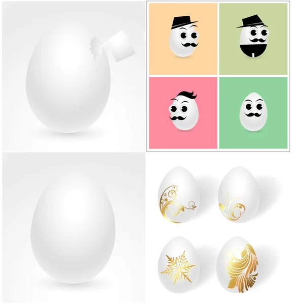 Easter Eggs Vectors — Stock Vector