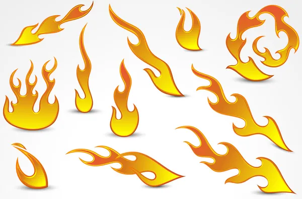 Flames Vectors — Stock Vector