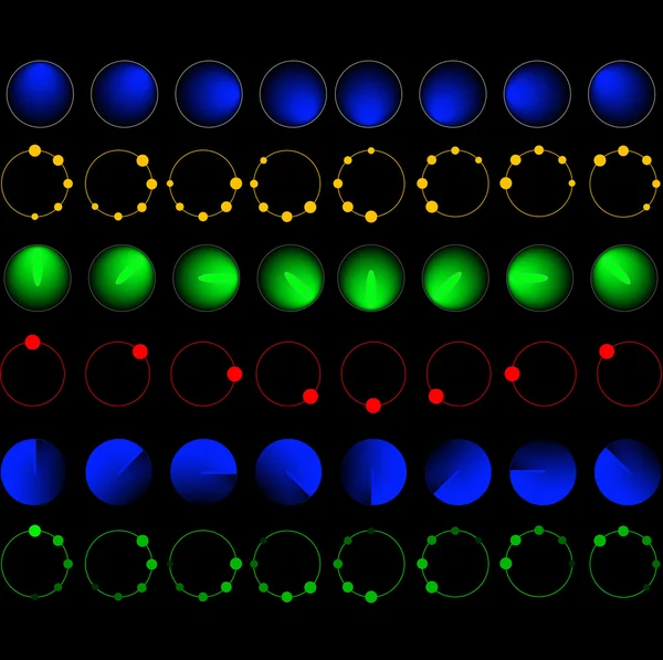 Preloaders グラフィック ベクトル — ストックベクタ