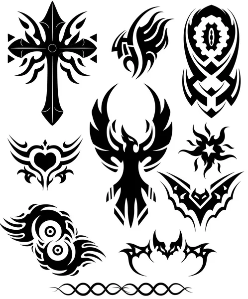 Tribal Tattoo Vectors — Stock Vector