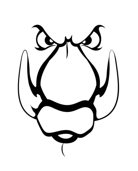 Mascotte tatoeage vector — Stockvector