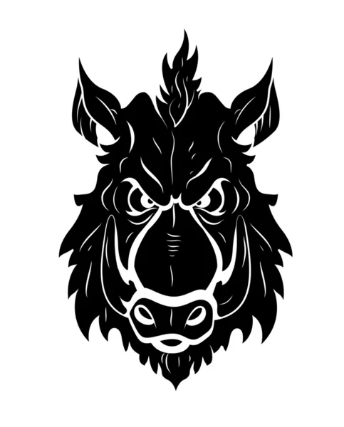 Wild mascotte tatoeage vector — Stockvector