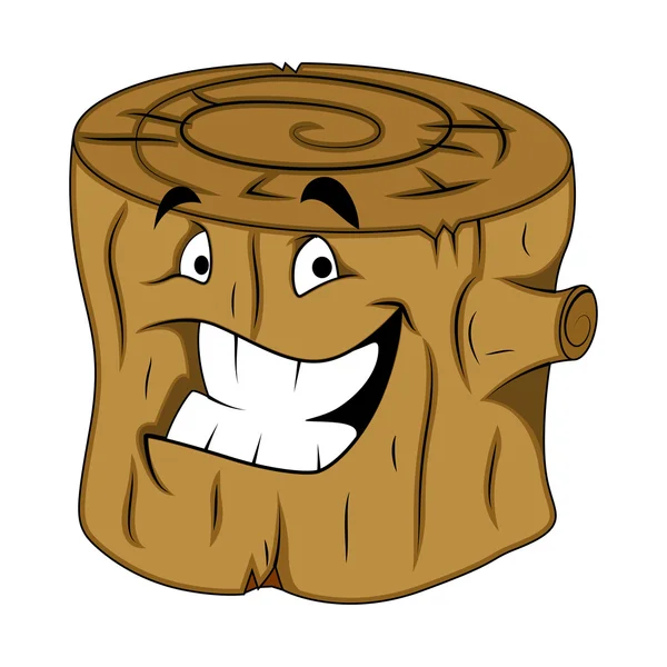 Carácter de árbol Stub — Vector de stock