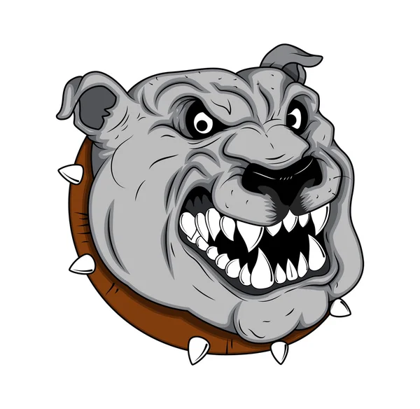 Bulldog Mascot Tattoo Vector — Stock Vector