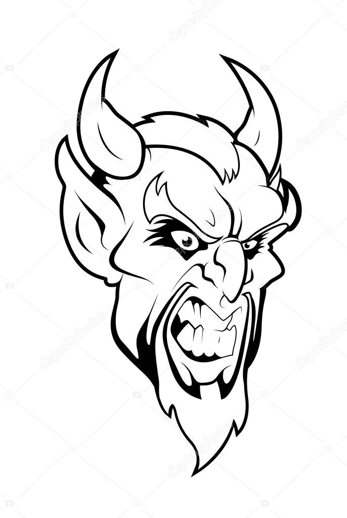 Devil Mascot Vector Character