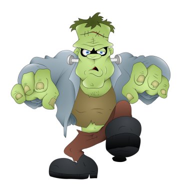 Frankenstein canavarı vektör
