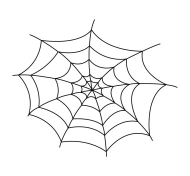 Spider Web Vector Illustration clipart