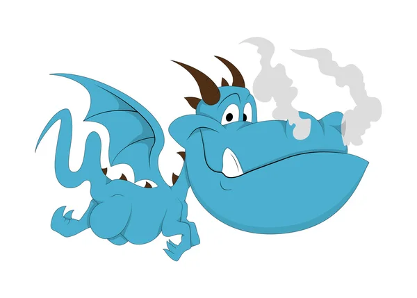 Drôle petit dragon — Image vectorielle