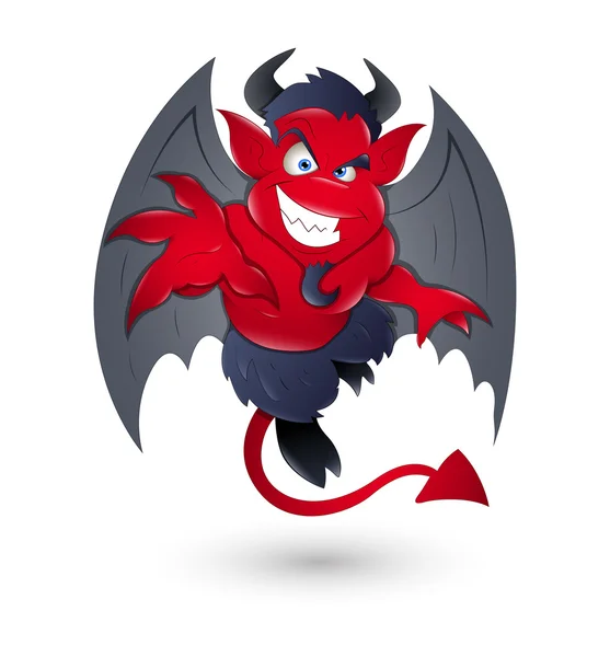 Cartoon Devil — Stock Vector
