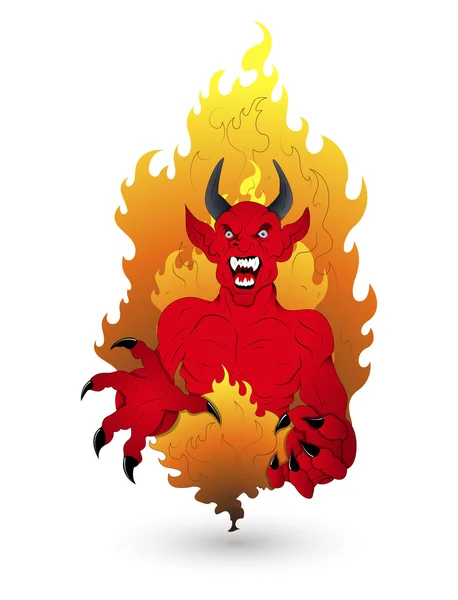 Vector clásico del diablo — Vector de stock