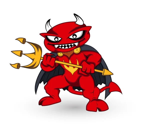 Diabo Monstro do Inferno — Vetor de Stock