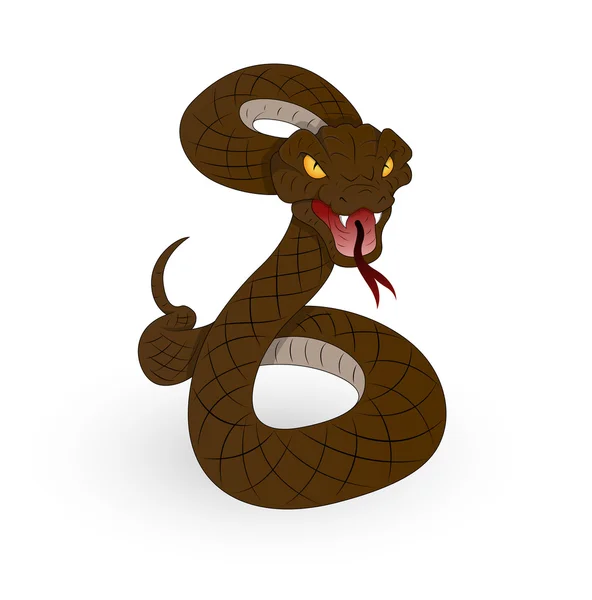 Horrible Vector Snake — Stock Vector