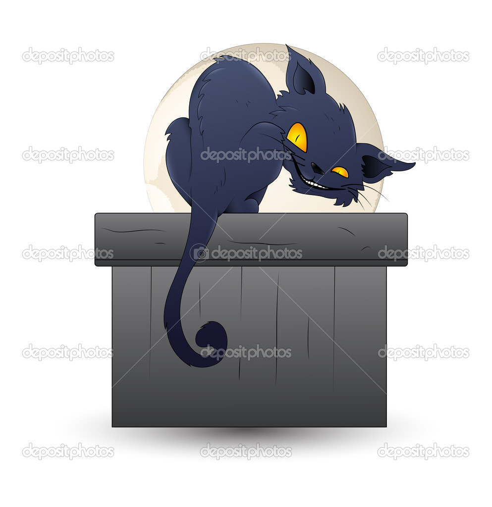 Creepy Cat - Suitable for Halloween Graphics