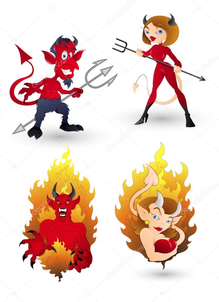 Devil Characters for Halloween
