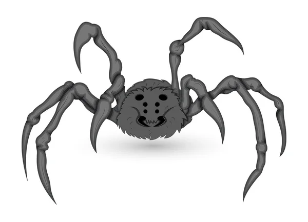 Poisonous Vector Spider — Stock Vector