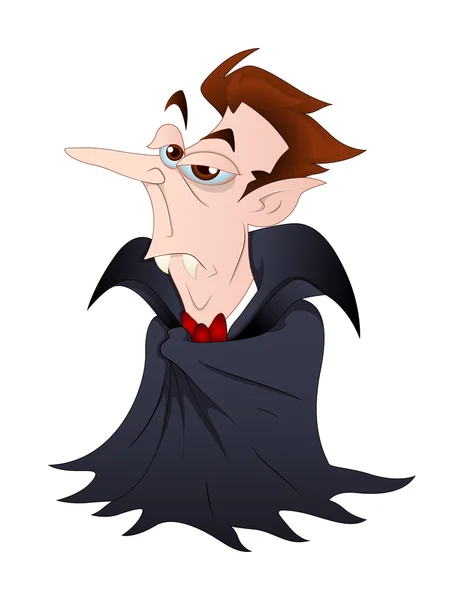 Grappige dracula vampier vectorillustratie — Stockvector