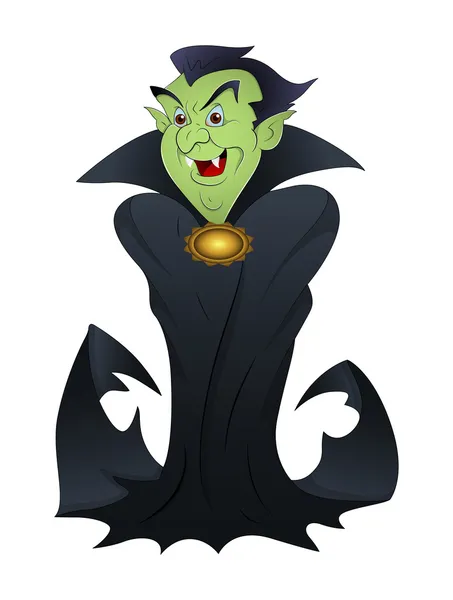 Halloween vampier cartoon — Stockvector