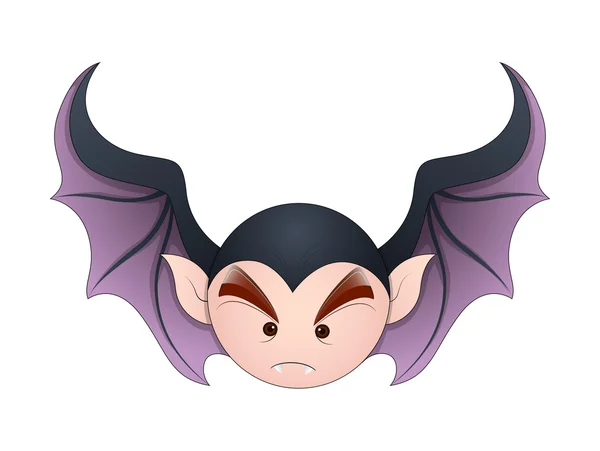 Vector de murciélago vampiro divertido — Archivo Imágenes Vectoriales