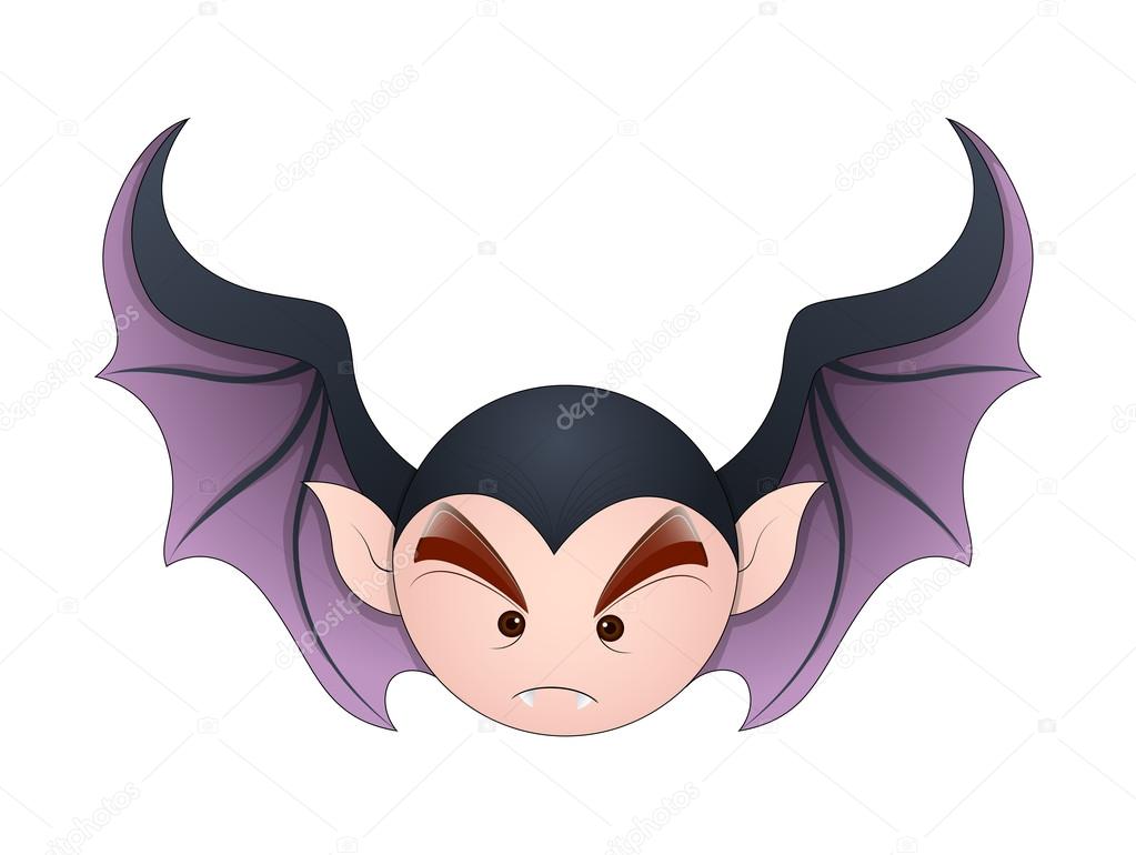 Funny Vampire Bat Vector