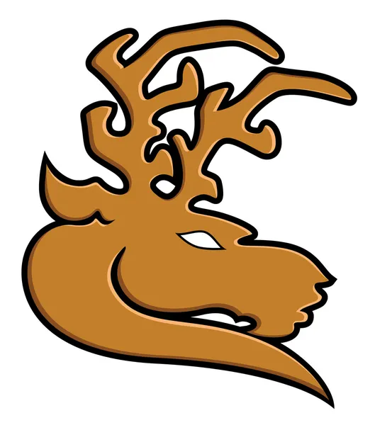 Illustrazione vettoriale delle renne — Vettoriale Stock
