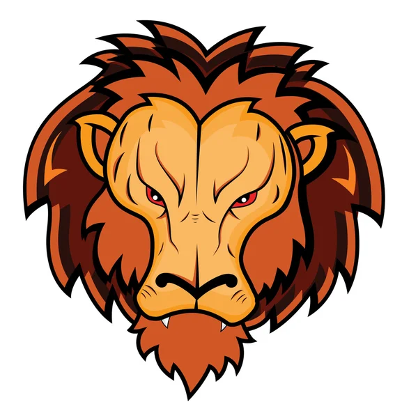 Lion Mascot — Stock Vector