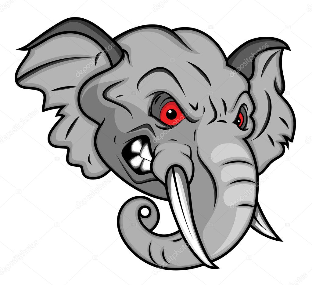 Angry Elephant Vector Mascot Illustration Stock Vector Image by ©baavli #13781594 Angry Elephant Vector Mascot Illustration Stock Vector Image by ©baavli #13781594