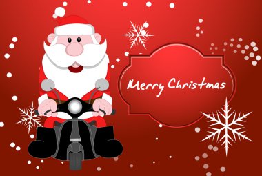 Santa vektör karikatür