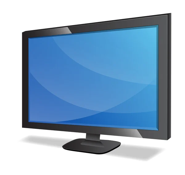 Tv monitor lcd vektor — Stockvektor