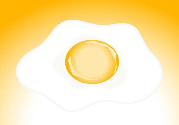 鸡蛋蛋黄矢量 — 图库矢量图片