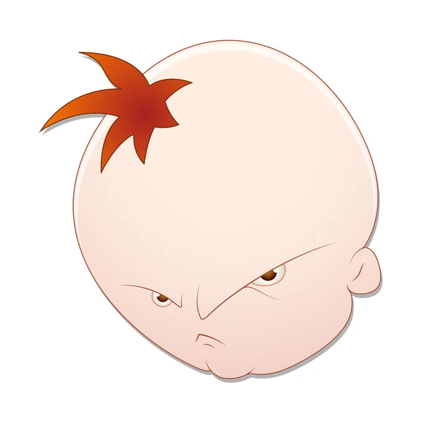 Angry Baby Vector — Stock Vector