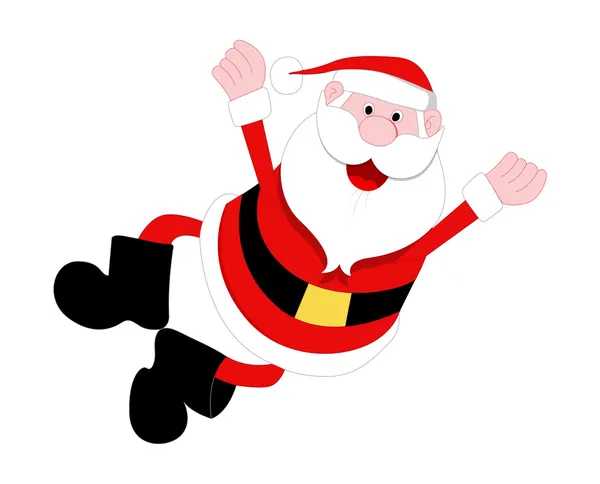 Happy Santa Illustration — Stock Vector