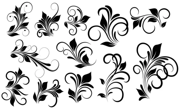 Floral vectoren — Stockvector