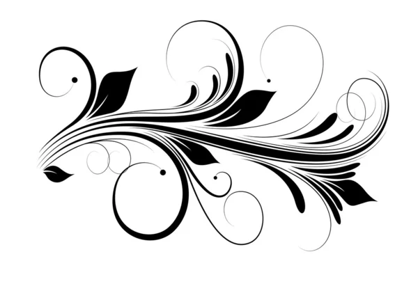 Swirly vector ontwerpelement — Stockvector