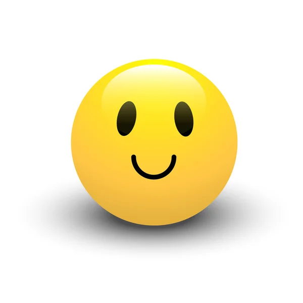 Feliz Smiley Vector — Vector de stock