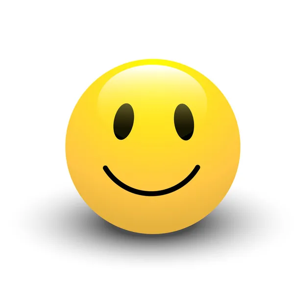 Sonrisa icono Vector — Vector de stock