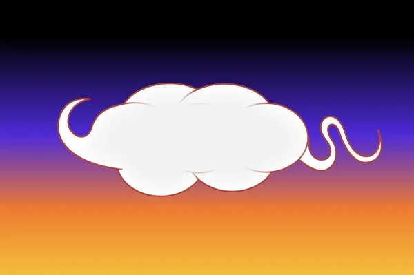 Vecteur de nuage de dessin animé — Image vectorielle
