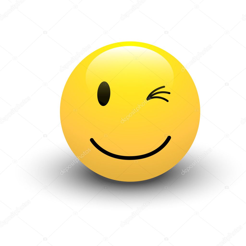 Winking Smiley Vector