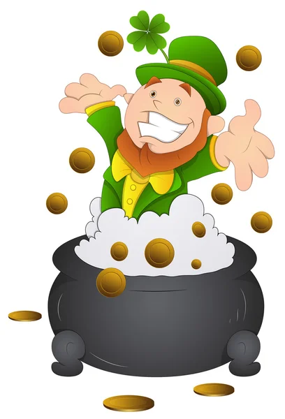 Cartoon St. Patrick 's Day - Vector Illustration — стоковый вектор