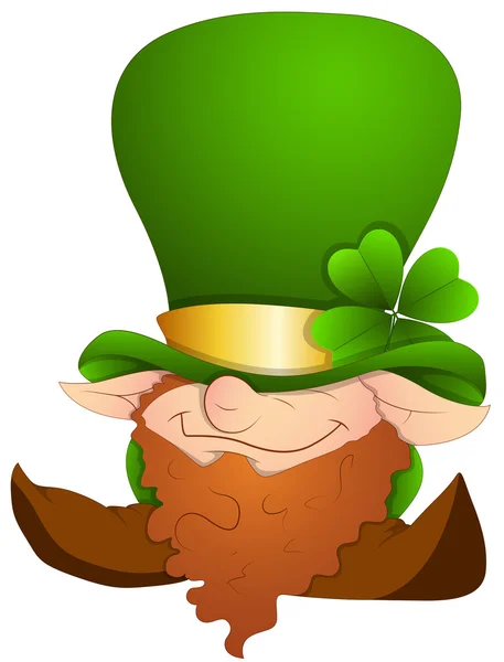 Caractère de bande dessinée de la Saint-Patrick - Illustration vectorielle — Image vectorielle