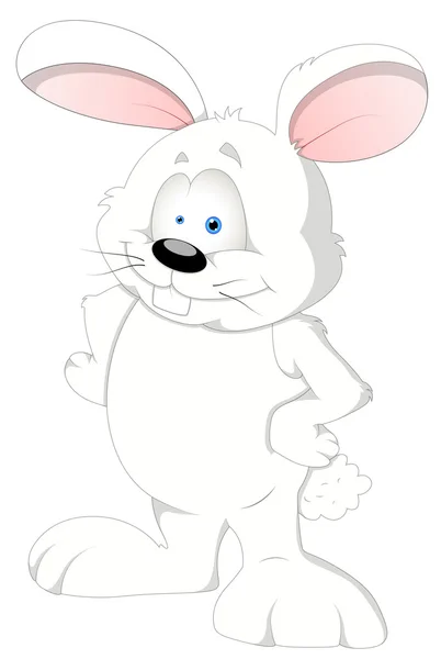 Hare - seriefigur - vektor illustration — Stock vektor