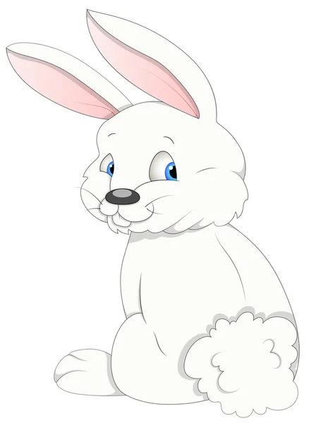 Bunny - çizgi film karakteri - vektör çizim — Stok Vektör